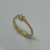 Anillo Solitario Canon Realizado en Oro Amarillo 18klts y Circoña Engarzada a Mano. - comprar online