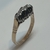 Anillo Realizado en oro Rose 18klts, Platino y Brillantes Art Deco. Tres Brillantes - tienda online