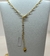 Cadena y Dije de Plata 925 Rodinado en Oro Amarillo 18Klts. - karinjoyas