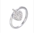 Anillo Swarovski Elements Corazon