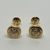 Aros de oro 18klts Amarillos y Circoñas. - comprar online