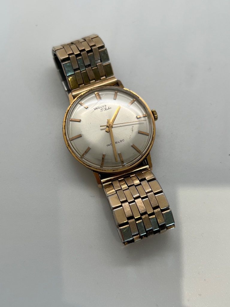 Reloj a Cuerda suizo. carga nabual. Vintage