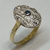 Imagen de Anillo de Oro 18klts y Plata 925. Art Deco.