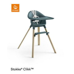 Cadeira de Alimentação Clikk Fjord Blue Stokke - Oikos Baby