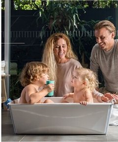 Banheira Dobrável Flexibath Stokke com suporte banheira na internet