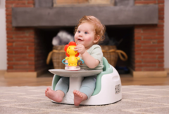 Cadeira de Alimentação Multi Assento 3 em 1 Pistache Bumbo - Oikos Baby