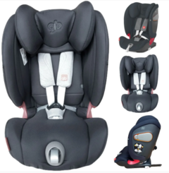 Cadeirinha Para Carro GB Everna Fix Velvet Black - Oikos Baby