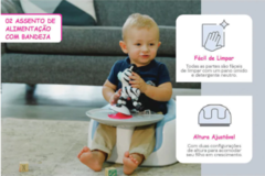 Cadeira de Alimentação Multi Assento 3 em 1 Grafite Bumbo - comprar online