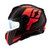 CASCO MAC 908 RAY FL GRAFICA OR/BK MATE en internet