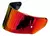 Visor Espejado Rojo Ls2 Ff 320 353 800 Stream Rapid Storm