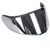 VISOR P/CASCO MT THUNDER V-12 SILVER