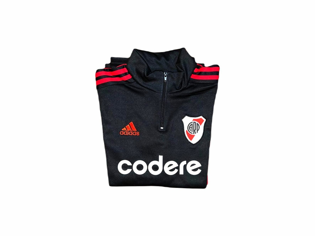 Buzo River Plate medio cierre 2023 negro
