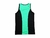 Musculosa Nike DriFit negro combinada verde - comprar online