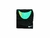 Musculosa Nike DriFit negro combinada verde en internet