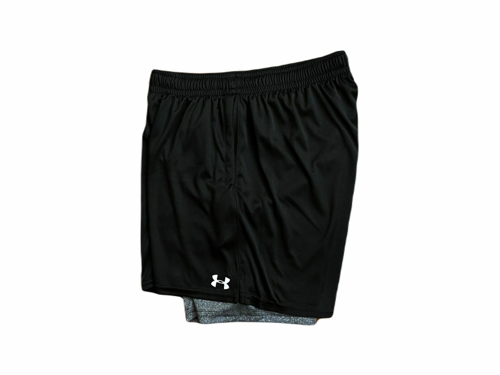 Short con calza Under Armour gris Tus Camisetas