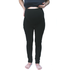 Pantalon de gabardina negro - comprar online