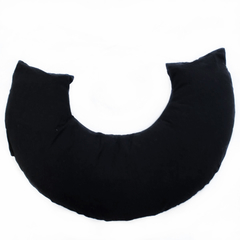 Almohadón de lactancia negro liso