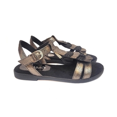 SANDALIA BAJA CON FLECOS (VIA-GISEL10) - comprar online