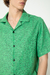 Camisa Logomania verde en internet