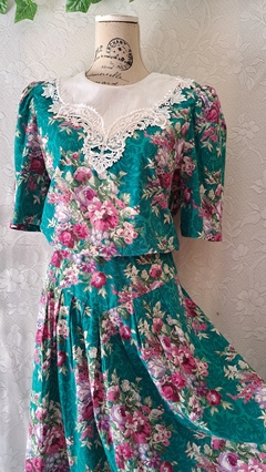 Vestido Garden 80s