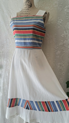 Vestido Stripes 70s en internet