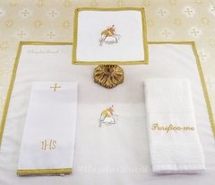 KIT COM 06 CONJUNTOS DE ALFAIAS CLEAN AGNUS DEI - comprar online