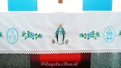 TOALHA PARA ALTAR NOSSA SENHORA DAS GRAÇAS EM OXFORD PERSONALIZADA