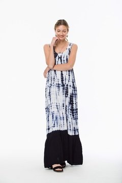 Vestido BATIK Largo Azul - comprar online