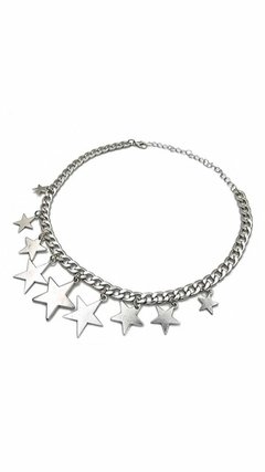 COLLAR COUNTING STARS SILVER