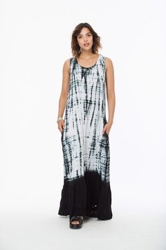 Vestido BATIK Largo Negro - comprar online