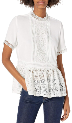 BLUSA ZARA PUNTILLAS