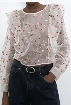 BLUSA ORGANZA ZARA - comprar online