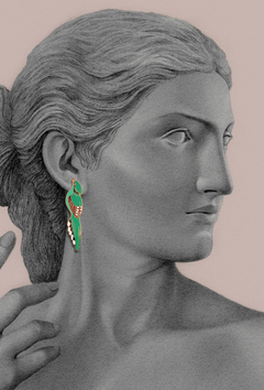 Aretes Aves en ascenso - LA LIBERTAD JOYERIA