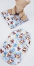 Cobertor Soft Pata Chic - Ursinho Azul - Pequeno Chic Boutique Pet