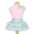 Vestido Malha Pata Chic Verão'24 Floral Romantic - Rosa - comprar online