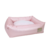 Cama Retangular Courano Pata Chic Shine - Rosa - comprar online