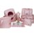 Bolsa de Mão Pata Chic Shine - Rosa - Pequeno Chic Boutique Pet
