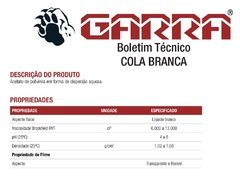 Cola Branca De 1kg Garra Extra Adesivo Pva Extraforte Fábrica Cascorez - comprar online