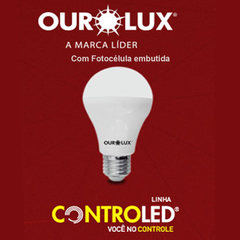 Lampada Led Com Fotocélula Embutida 9w Bivolt Ourolux