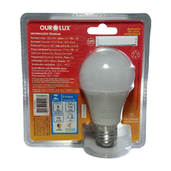 Kit 2 Lampada Led Com Fotocélula Embutida 9w Bivolt Ourolux - comprar online