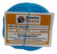 Cabo Trançado Monofila 03mm Azul P/ Pesca Rolo Com 150m - comprar online