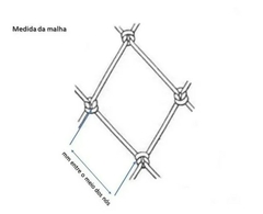 Panagem de Rede 0.20x65x20 Altura 2,6m na internet