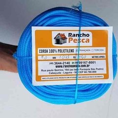 Cabo Trançado Monofilamento 05mm Azul P/ Pesca Rolo Com 150m - comprar online