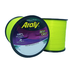 Linha Araty Best Cast Amarela 100g - Várias Espessuras