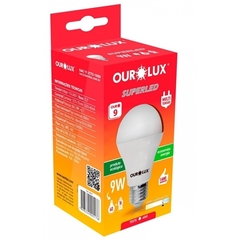 Kit Com 10 Lâmpada Led A60 9w 6500k Branco - comprar online