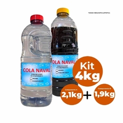 KIT COLA NÁUTICA EPOXY 4 KG