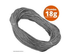 Tralha de Chumbo 18gr 50m King Redinha Profissional e Amador