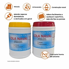 KIT COLA NÁUTICA EPOXY 400 GR - comprar online