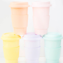 Mug Termicos Colores Pastel - OINK Regalos Originales