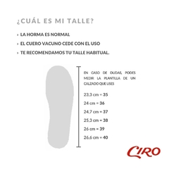 Zapatilla CRISA - tienda online